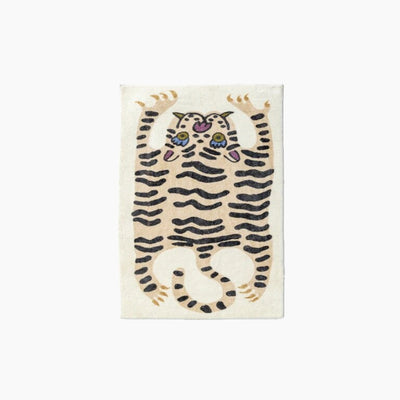 Funky Tiger Rug - Plush Soft Floor Mat, Cozy & Non Slip