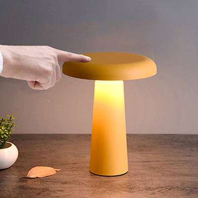 Mushroom Touch Lamp - Cordless Table Lamp With Tiltable Design