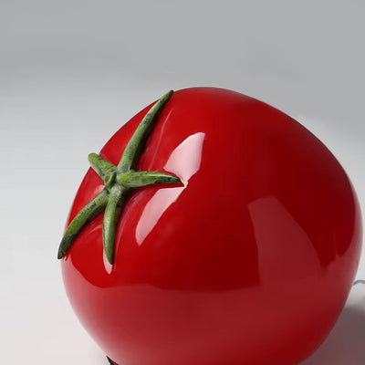 Red Tomato Table Lamp - Playful Desk & Nightstand Light