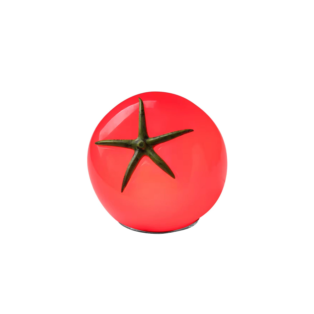 Red Tomato Table Lamp - Playful Desk & Nightstand Light