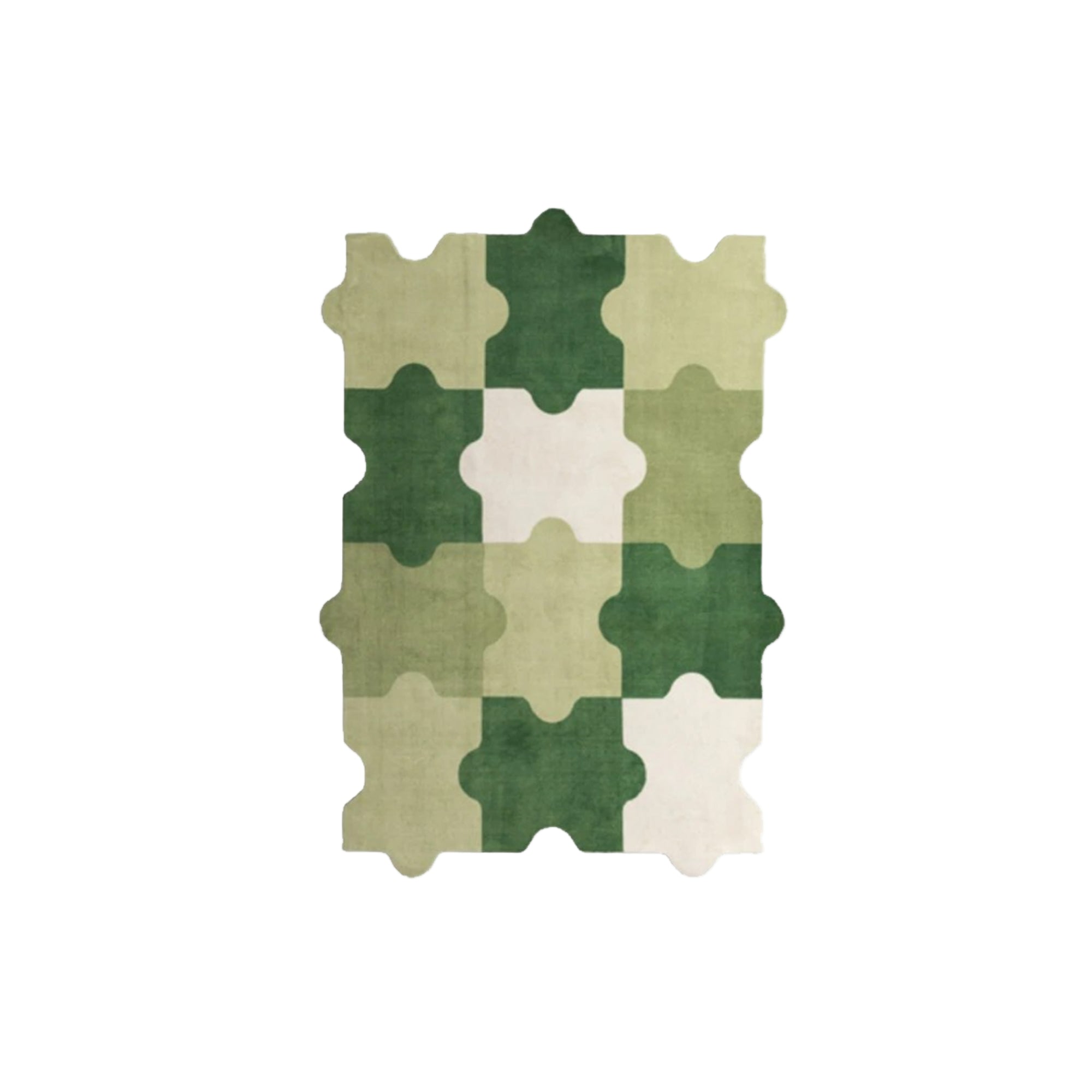 Color Puzzle Rug - Vibrant Polyester Floor Mat