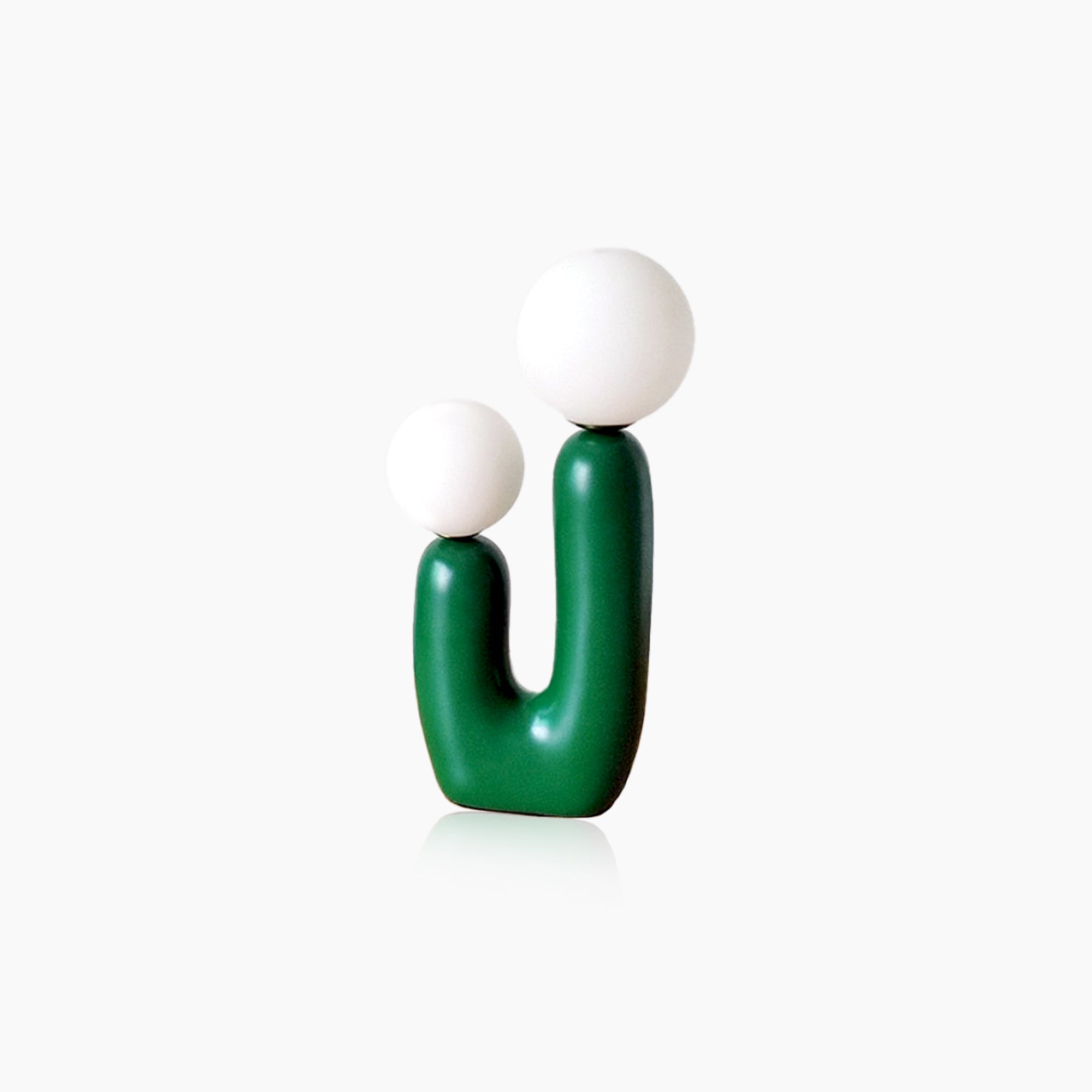 Organic Twin Ball Lamp – Modern Table Lighting