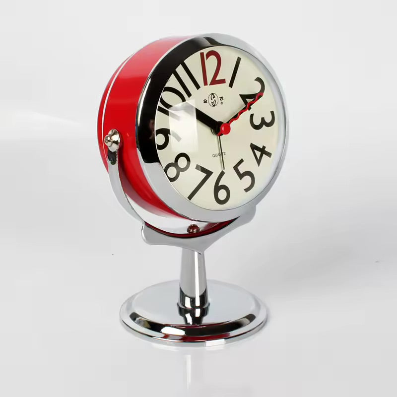 vintage inspired bedside table clock