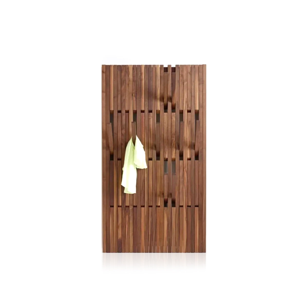 Pine Wood Wall Panel with Hook - Elegant Japanese Design