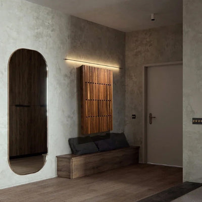 Pine Wood Wall Panel with Hook - Elegant Japanese Design