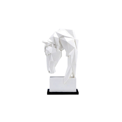 Origami Horse Statue - Contemporary Small Large Sculpture