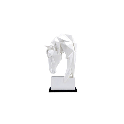 Origami Horse Statue - Contemporary Small Large Sculpture