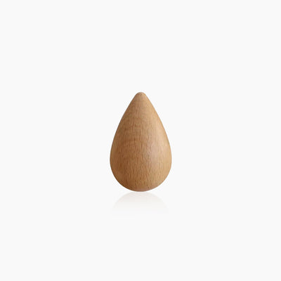 Wood Rain Drop Hanger - Natural Elegant Closet Accessory