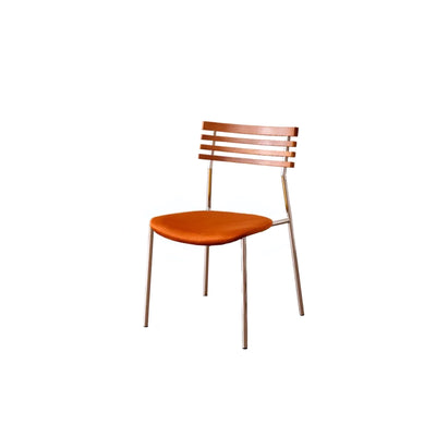Mid Century Dining Chair - Sculpted Wood Backrest
