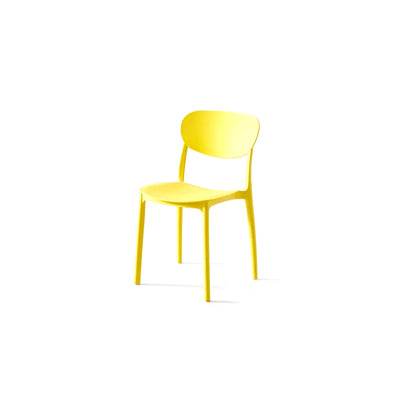 Nordic ABS Dining Chair - Minimalist Plastic Seat