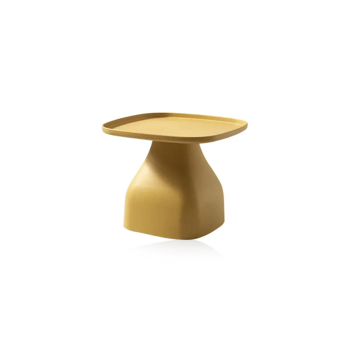 Minimalist Coffee Table - Round Corner Square Durable Plastic Side Table